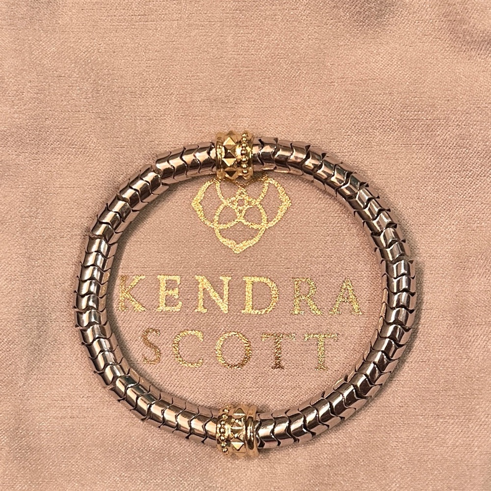 Kendra Scott Two-Tone Metallic Stretch Bracelet